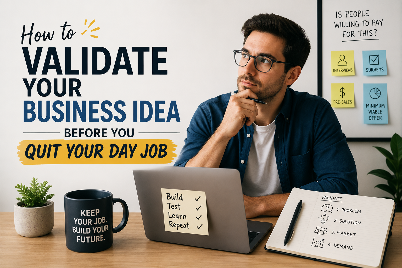 How to Validate Your Business Idea Before You Quit Your Day Job